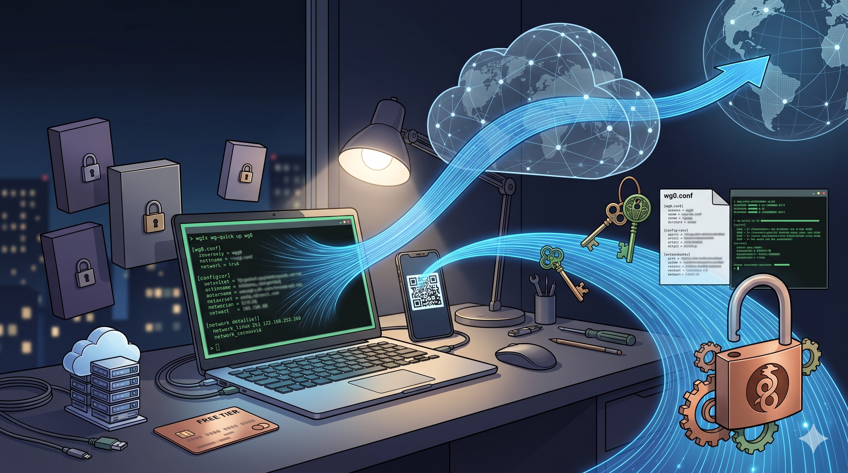 VPN gratis de verdad en 2026: monta tu propio WireGuard sin depender de apps sospechosas